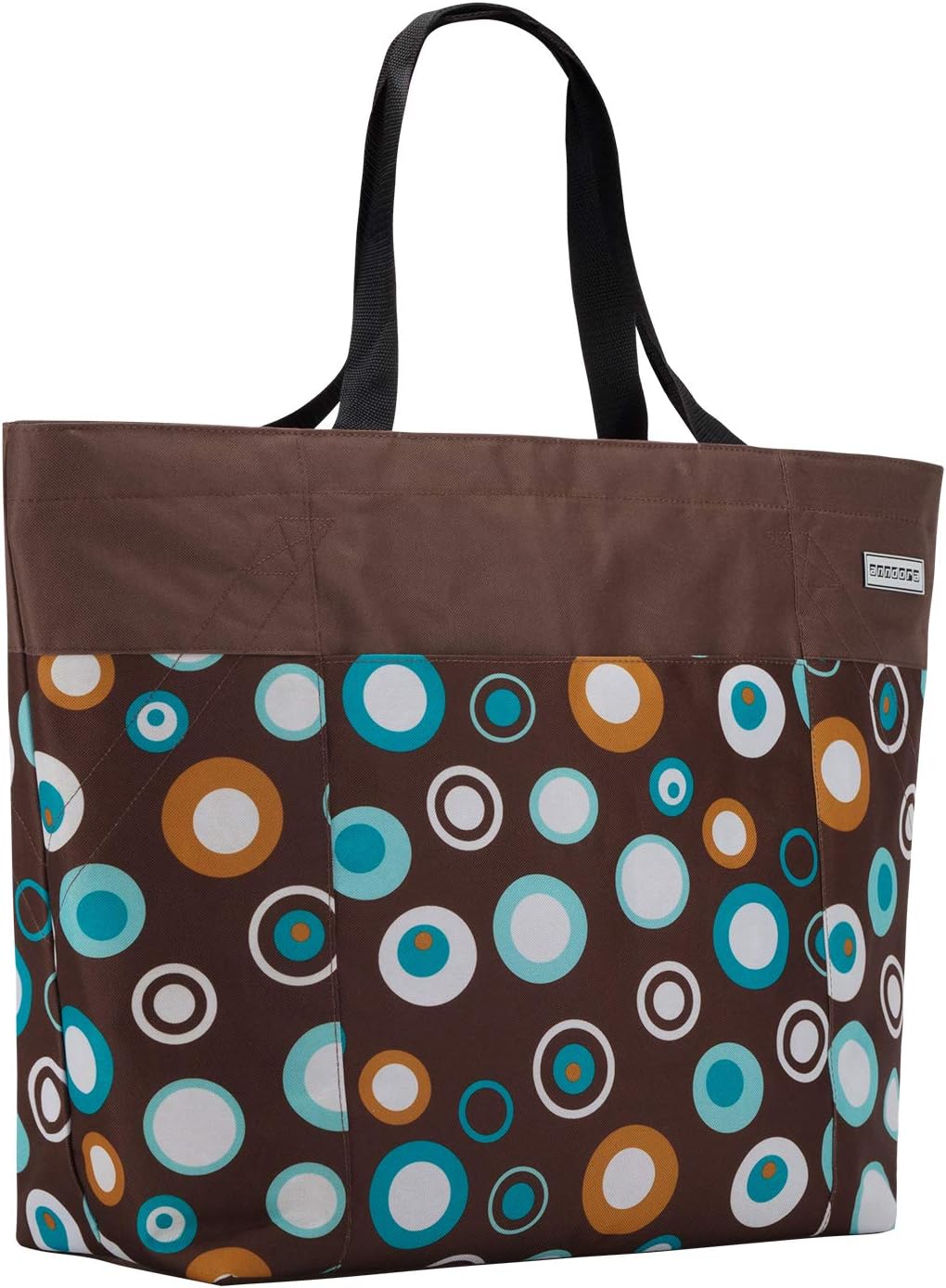 Strandtasche, Braun Hellblau