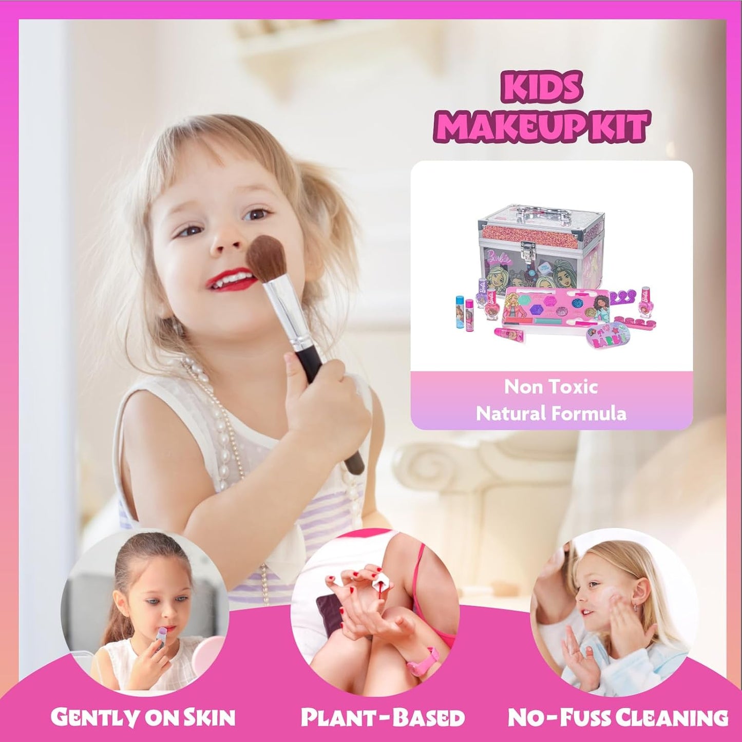 Kinder-Make-up-Set, Rosa