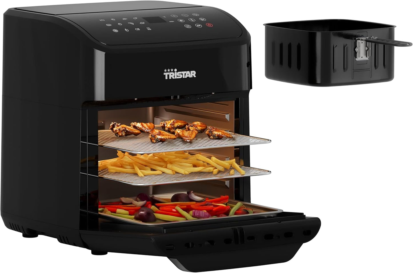 2-in-1 Mini-Backofen & Heissluftfritteuse FR-9065, Heissluftfritteuse und Ofen 12L