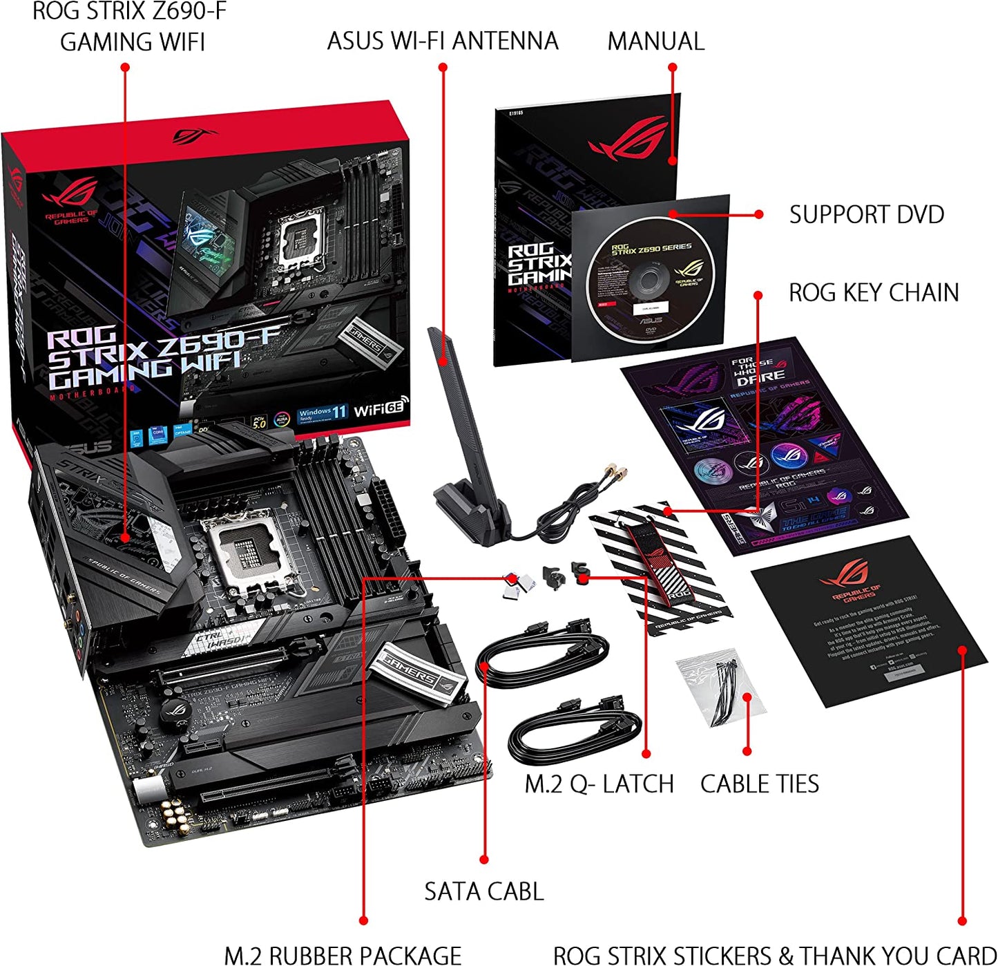 ROG STRIX Z690-F GAMING WIFI, Mainboard