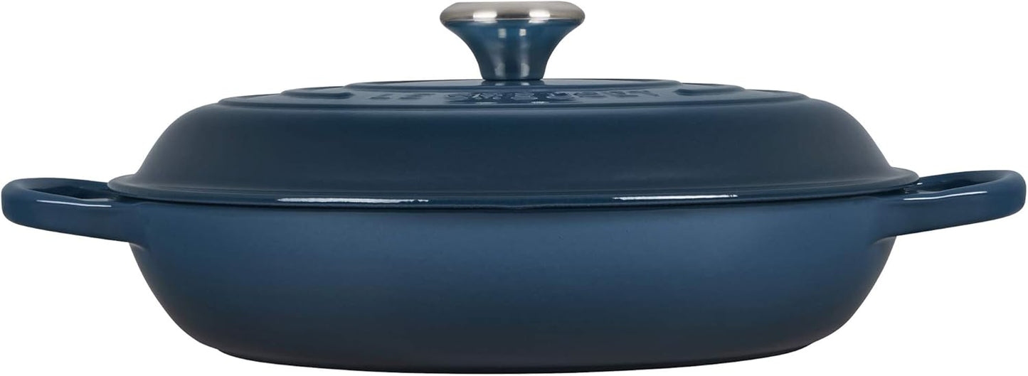 Signature Gusseisen Gourmet-Profitopf, Deep Teal 30 cm