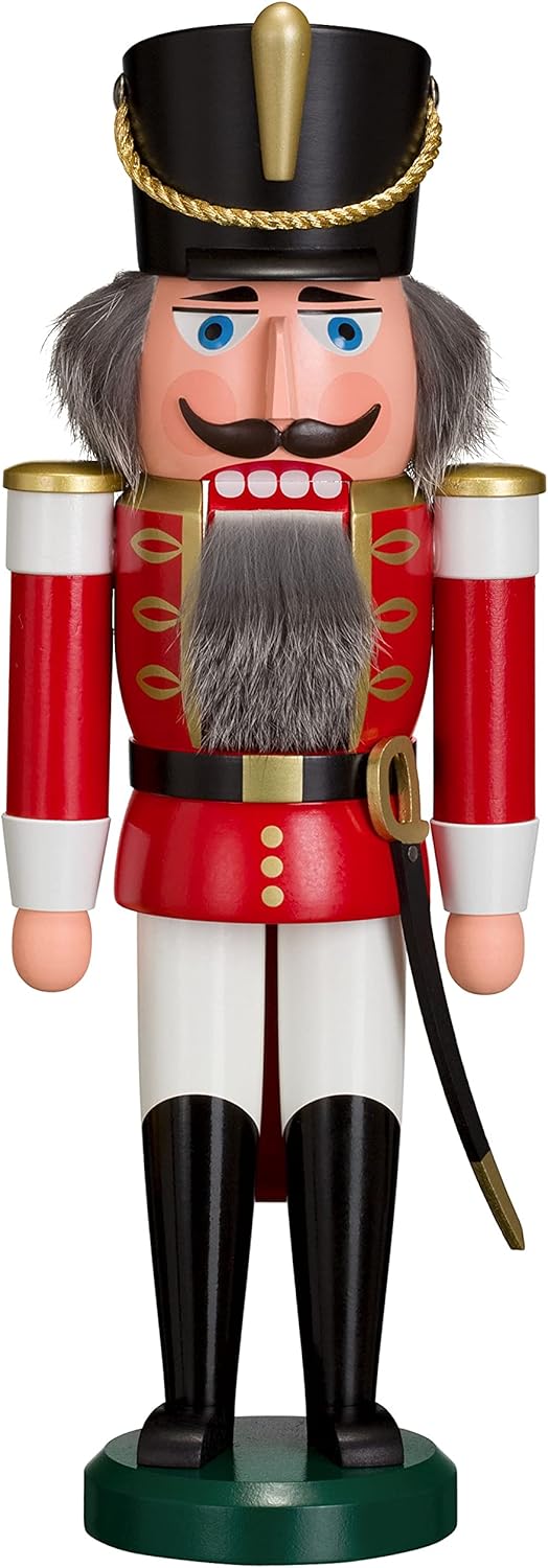 Nussknacker Husar mit Säbel, Rot