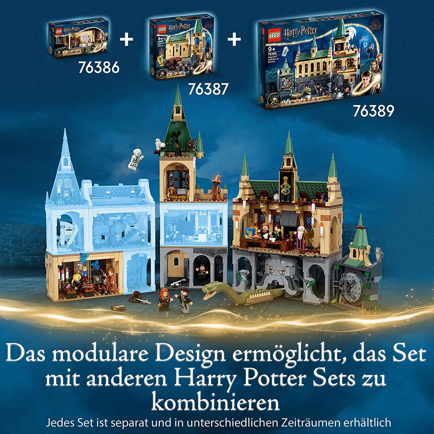 76389 Harry Potter Hogwarts Kammer des Schreckens, Konstruktionsspielzeug, Standard Verpackung Single