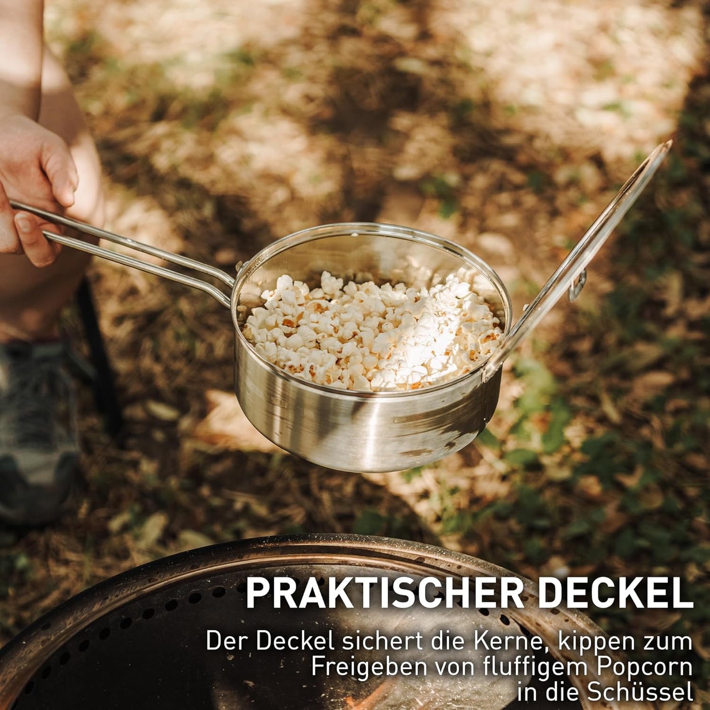 Popcorn Maker für Feuerschale