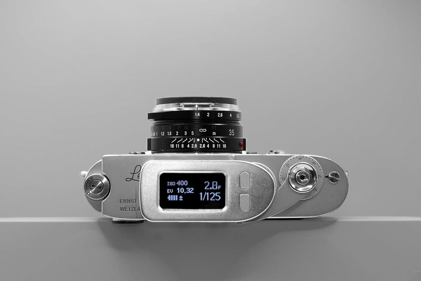 Belichtungsmesser für Leica M Kameras, Silber