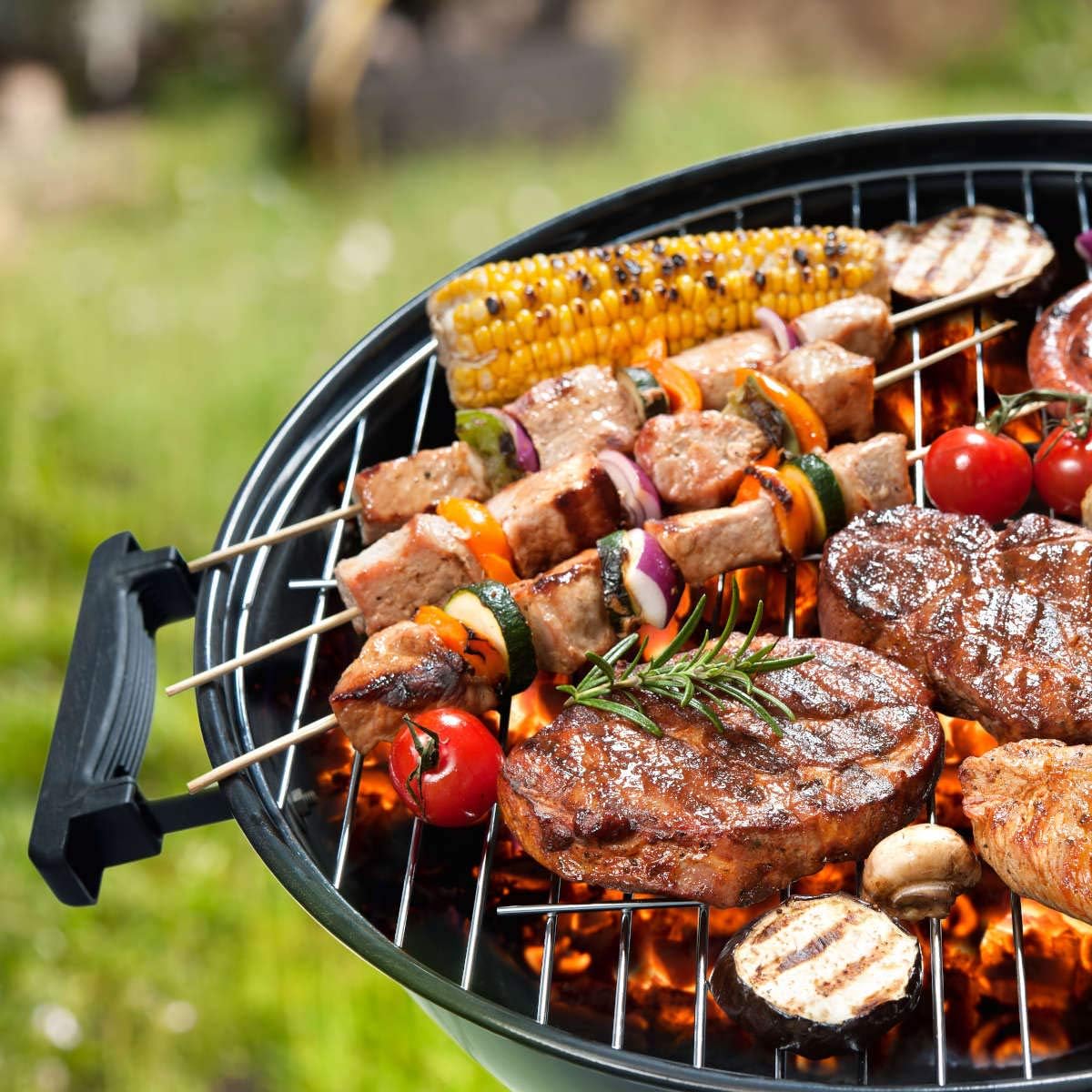 Runder Grillrost für Kugelgrill, 47 cm Geräte / 44 cm Grillfläche