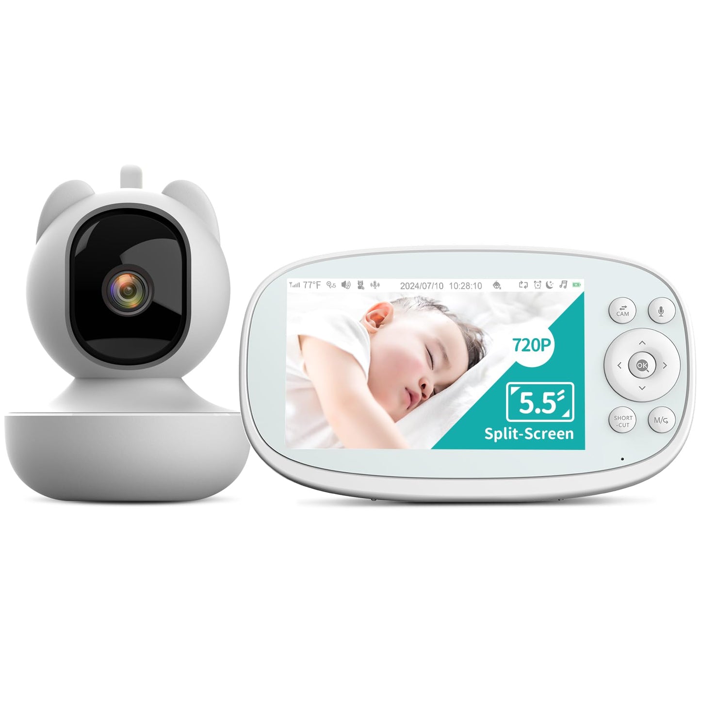 Babyphone mit Kamera und Monitor, 5.5'VB10S
