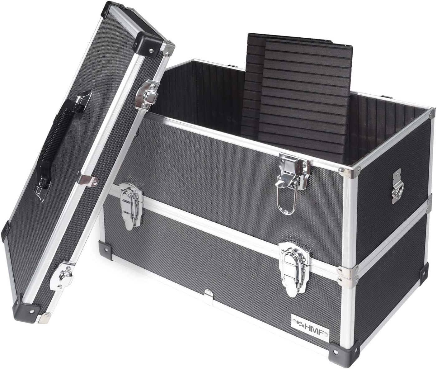 Leerer Werkzeugkoffer aus Aluminium 2 Etagen, 2 Etagen