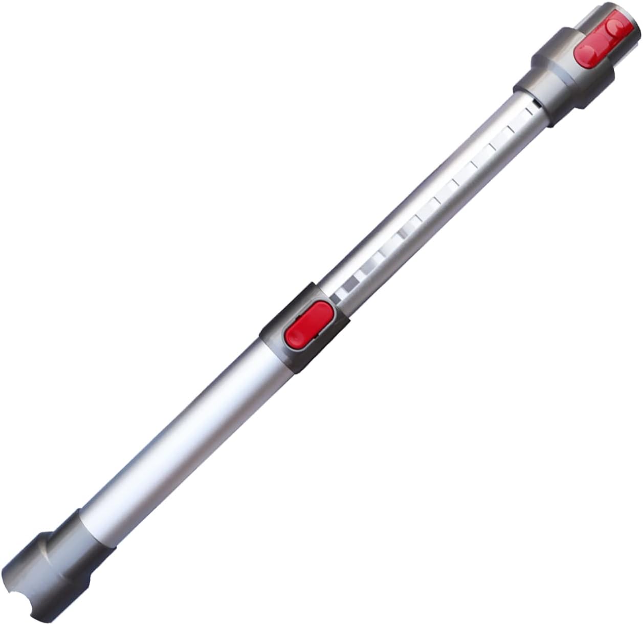 Verstellbares Teleskoprohr für Dyson V7-V11 Akkusauger, 1 Stück Silbernes Verstellbares Teleskoprohr