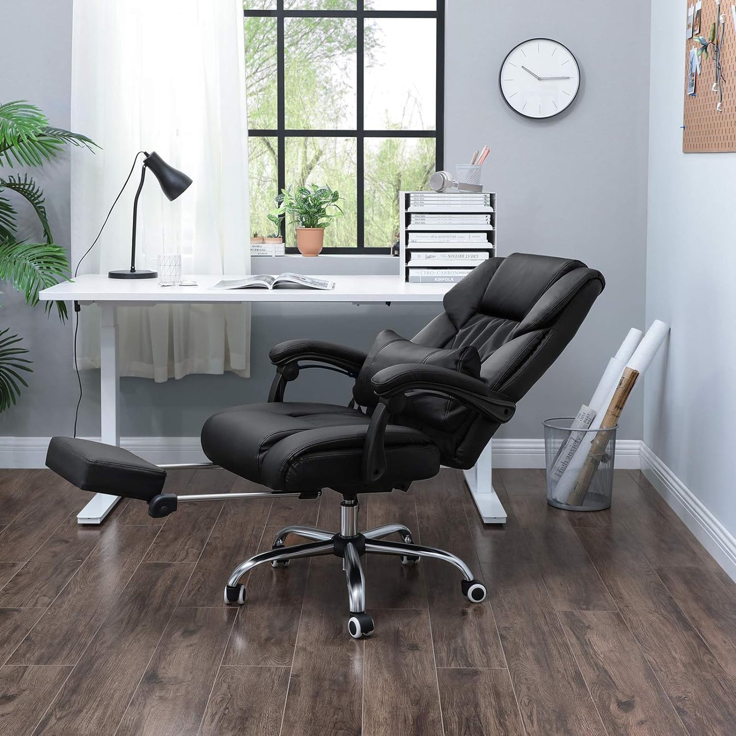 OBG71B, schwarz, 50 x 49 x (117-125) cm