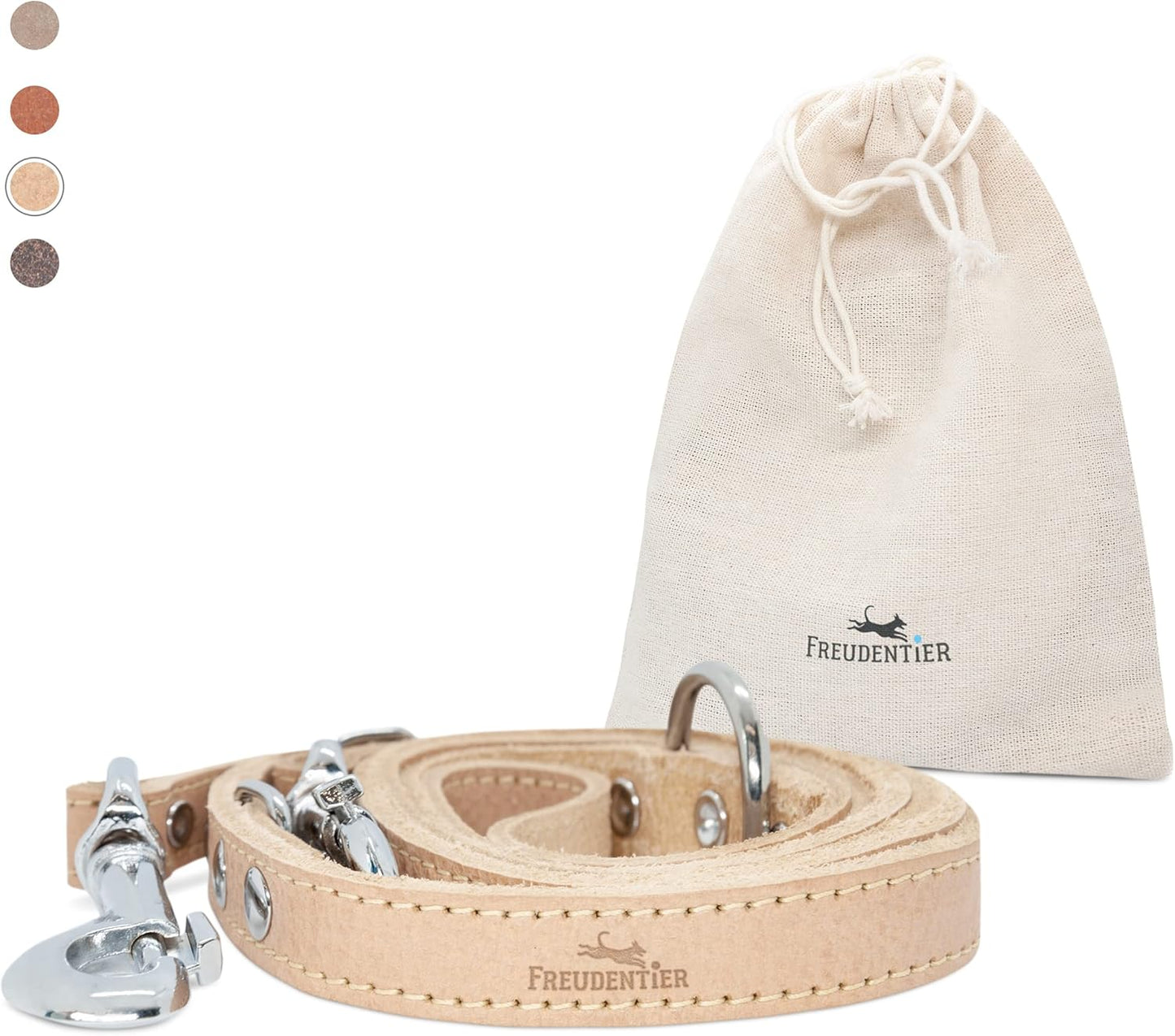 Amstelpark Kollektion - Hundeleine, 3-fach verstellbar, 2m, 25mm Breite Sand
