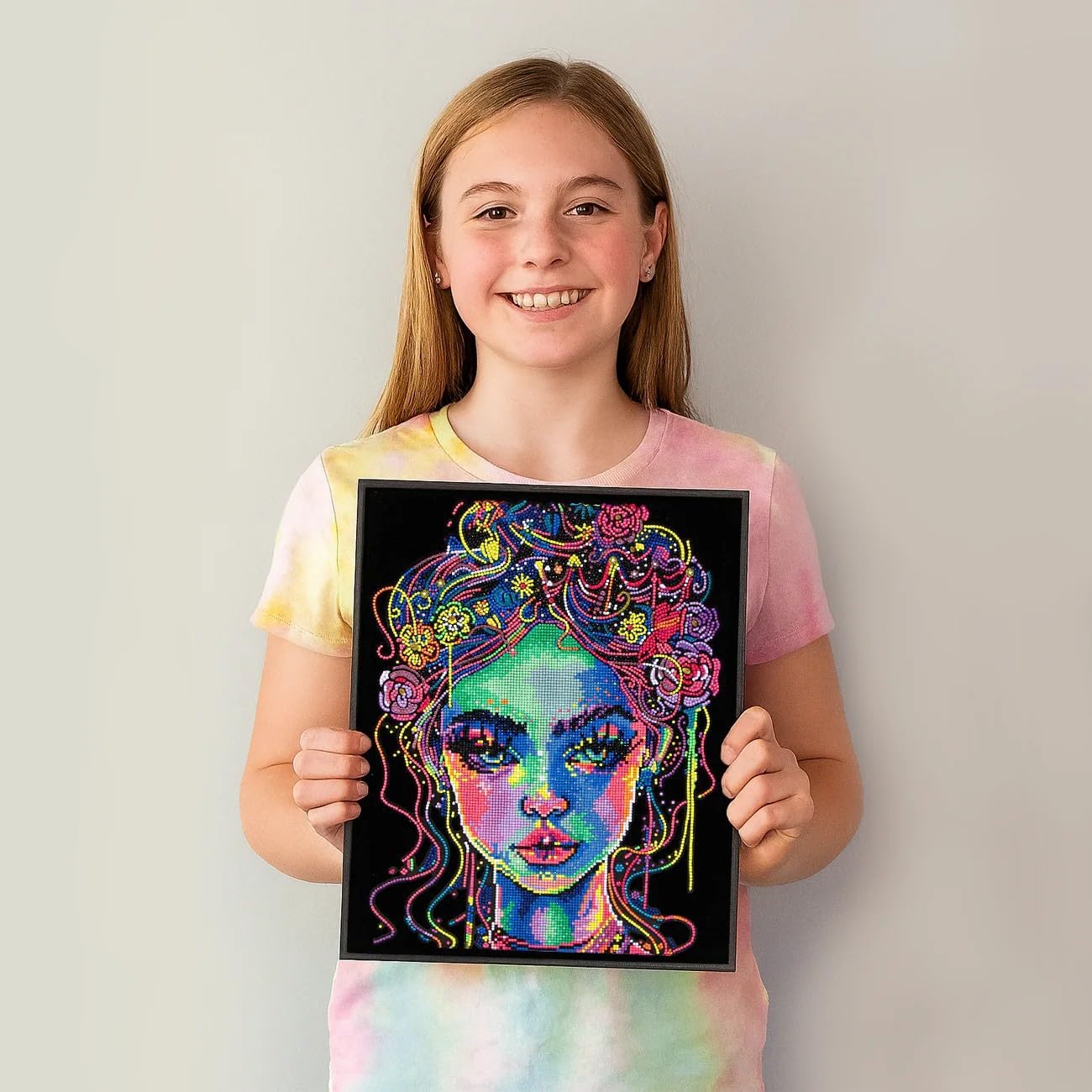 Diamond Painting Set, Neon Schönheit