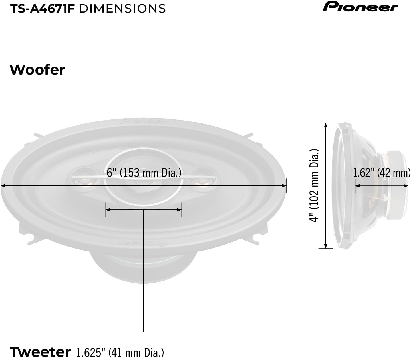4-Weg-Koaxial-Lautsprecher Set TS-A4671F (2 Stück)