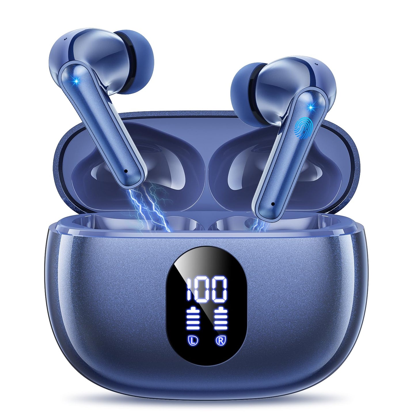 Kabellose In-Ear Kopfhörer, 2026 Ver Blau
