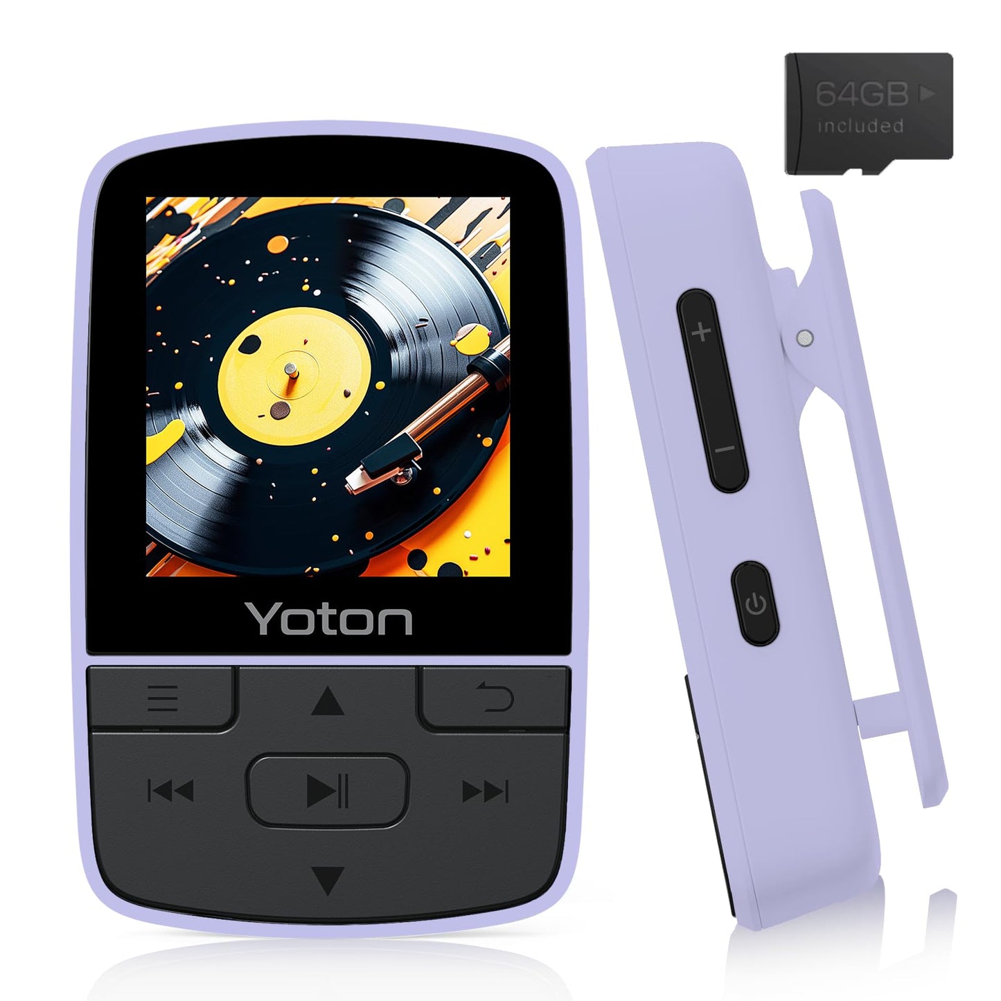 MP3-Player YM03 mit Bluetooth und HiFi-Klangqualität, Lila