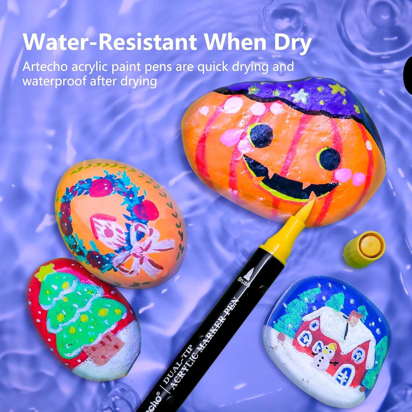 Dual-Tip Acrylmalstifte, 120 Farben(Dual Tip)