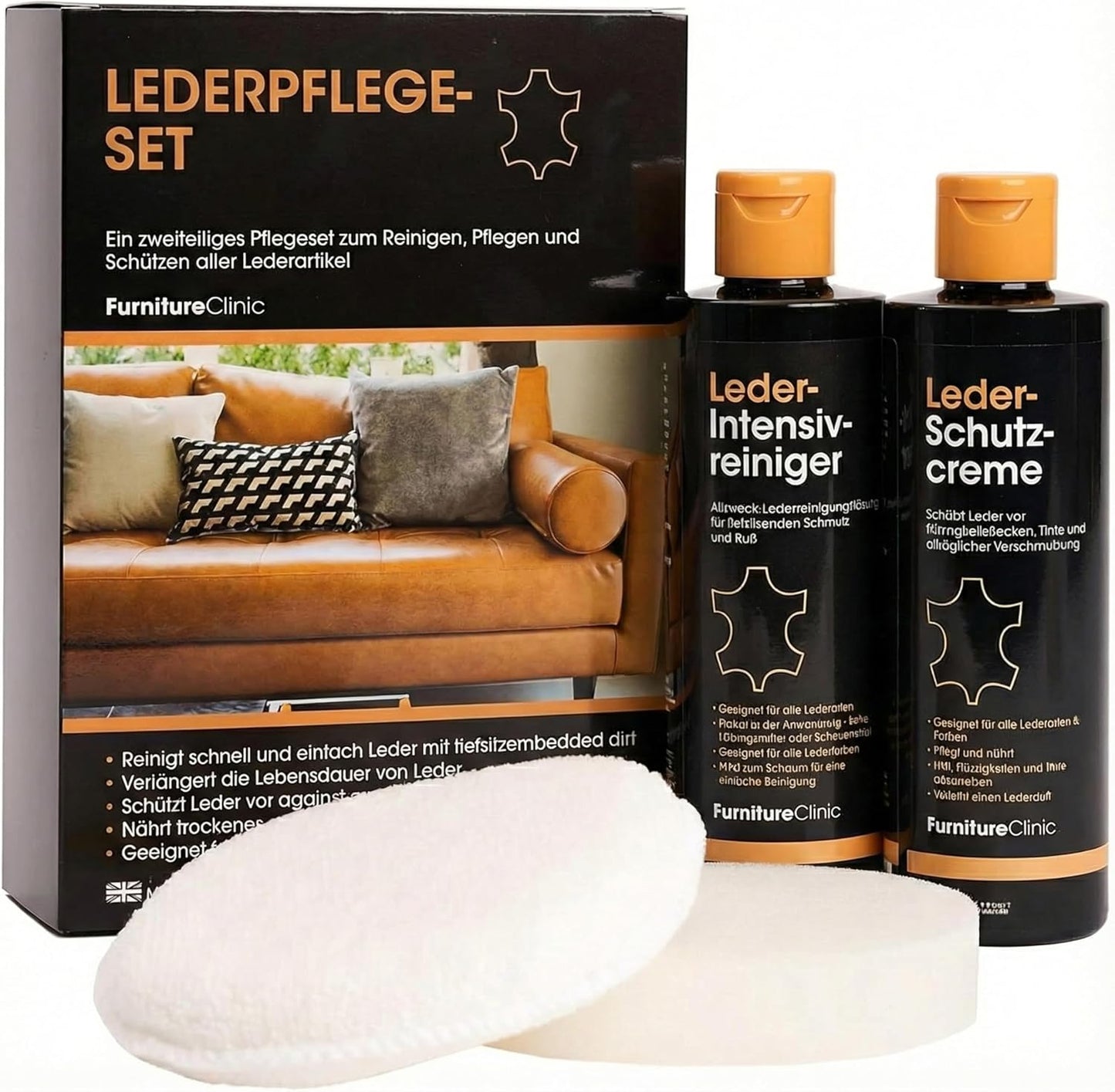 Lederpflege-Set, Lederpflege-Set 2x250ml
