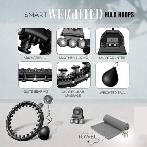Smart Hula Hoop mit 27 abnehmbaren Gliedern