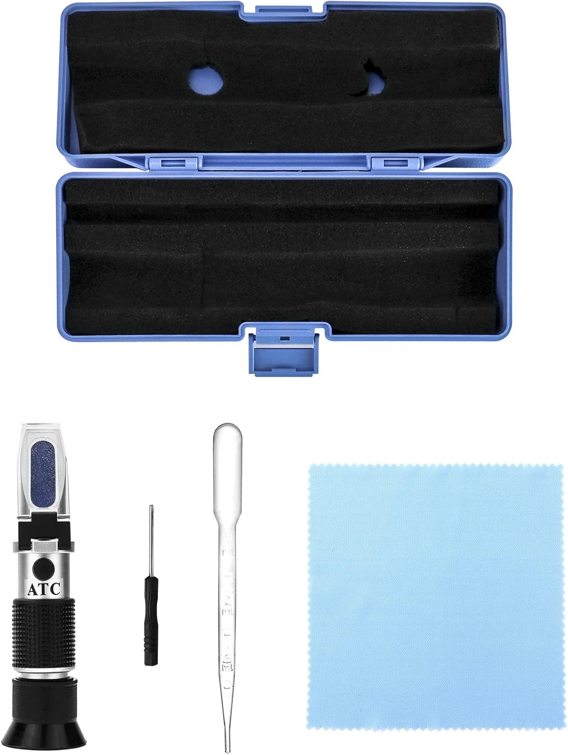 Imker Refraktometer mit Temperaturkompensation, Brix 0-80% (verfügbar für Honig)