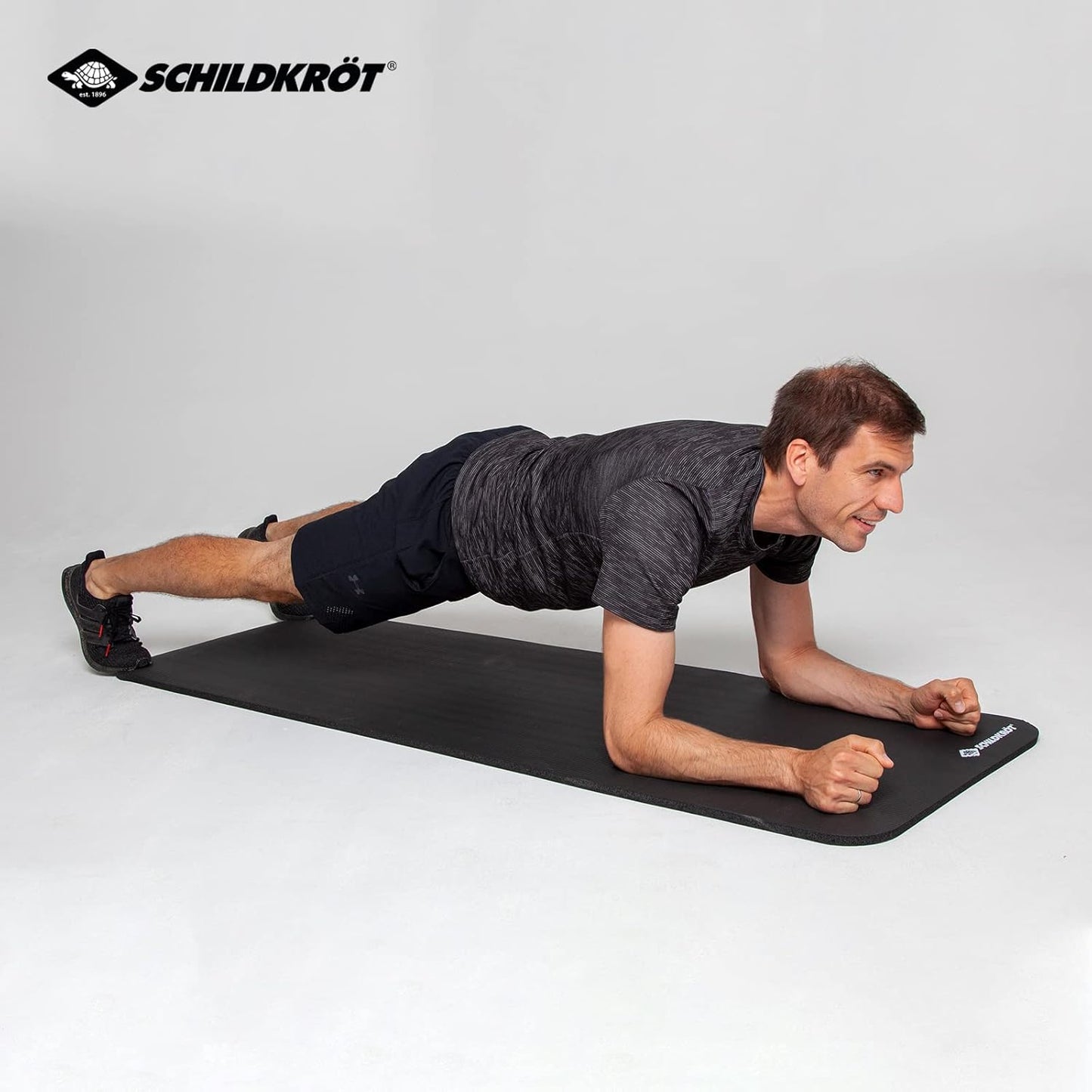 Fitnessmatte, Schwarz, 960160