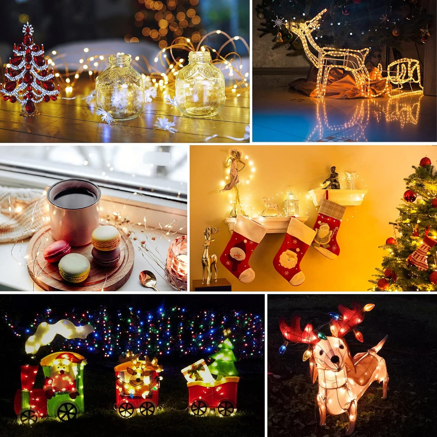 12 Drahtlichterketten