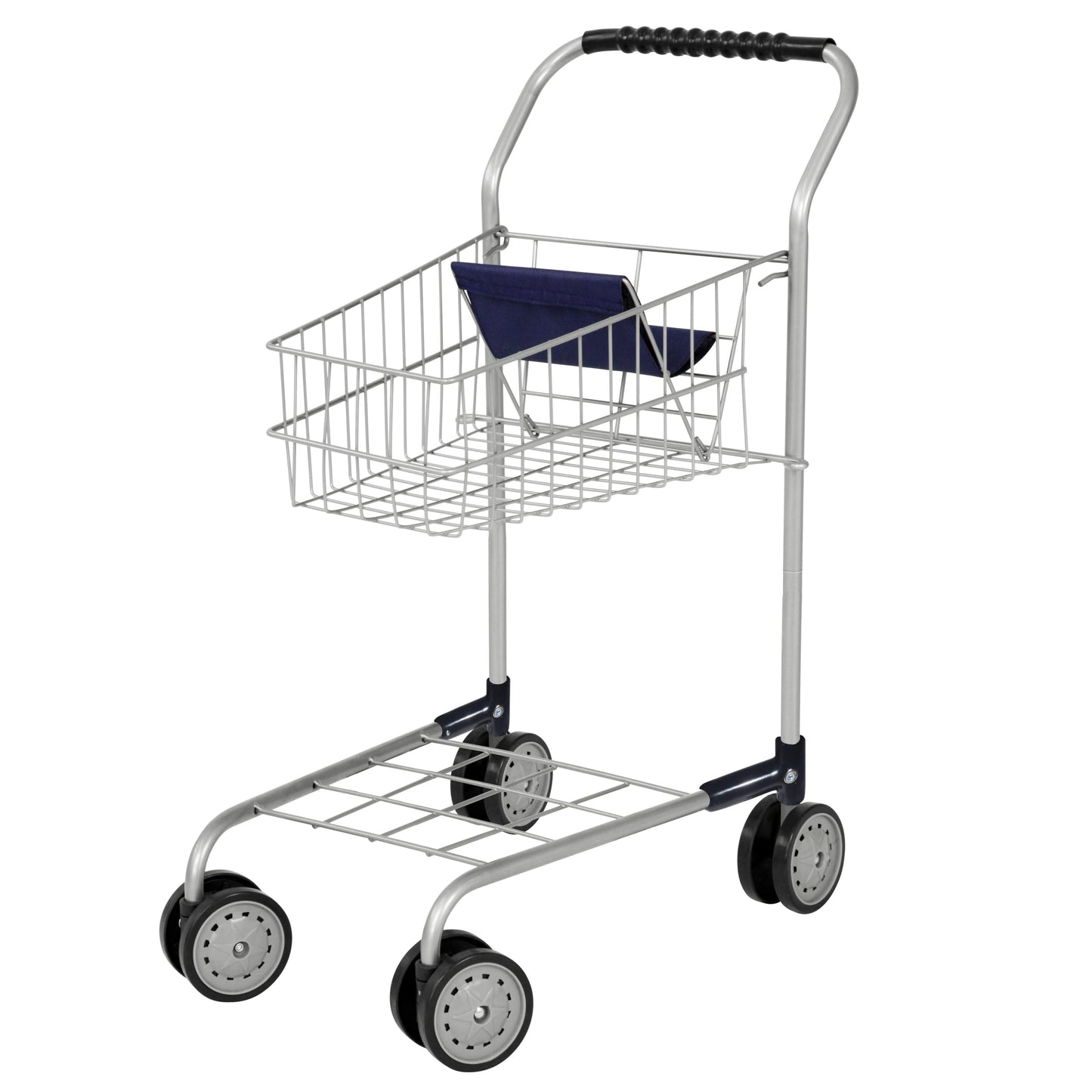Einkaufswagen mit integriertem Sitz