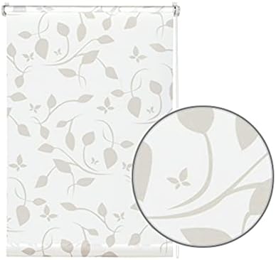 EASYFIX Rollo Dekor 100 Scandinavian, 80 x 180 Weiss/Natur