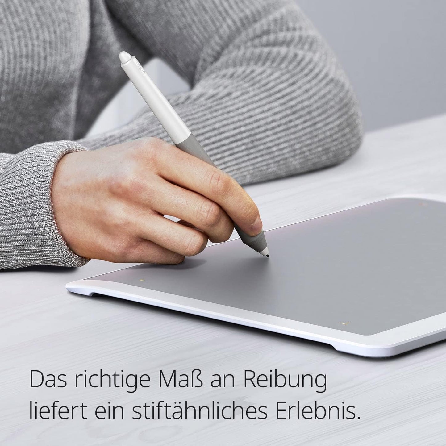 Zeichentablett mit Quick Key 2, Nebelweiss