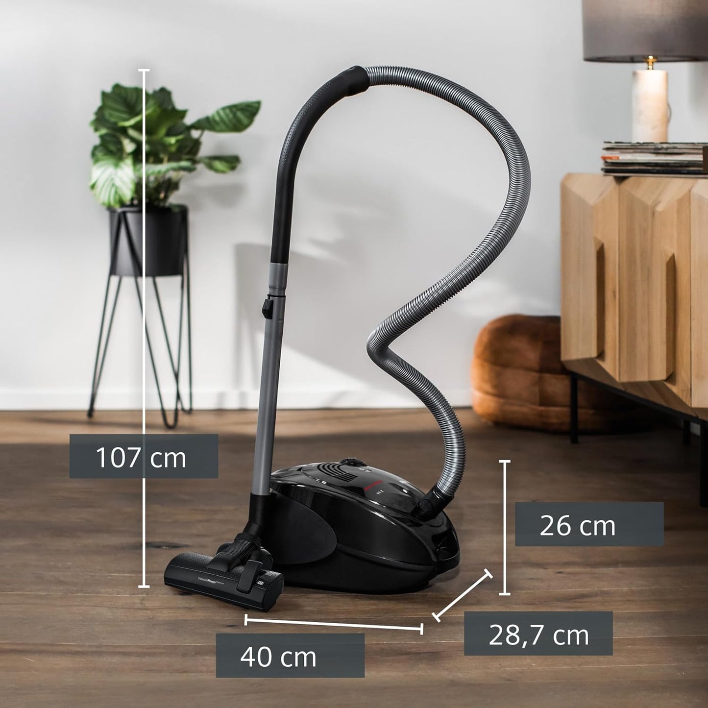Staubsauger VSZ3EXTRM11 mit Beutel, Extreme Power 850 Watt keine Parkettdüse