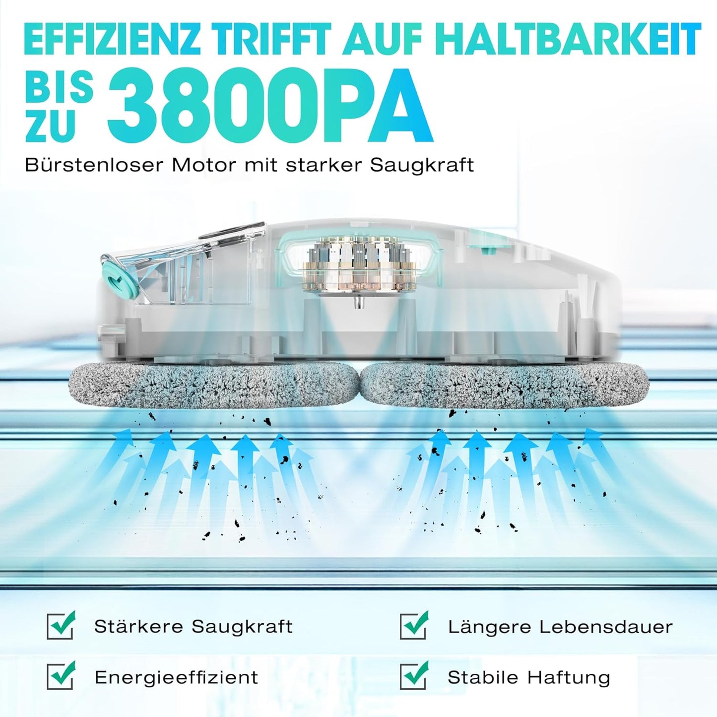 Fensterputzroboter HH24048 mit Sprühfunktion & Fernbedienung