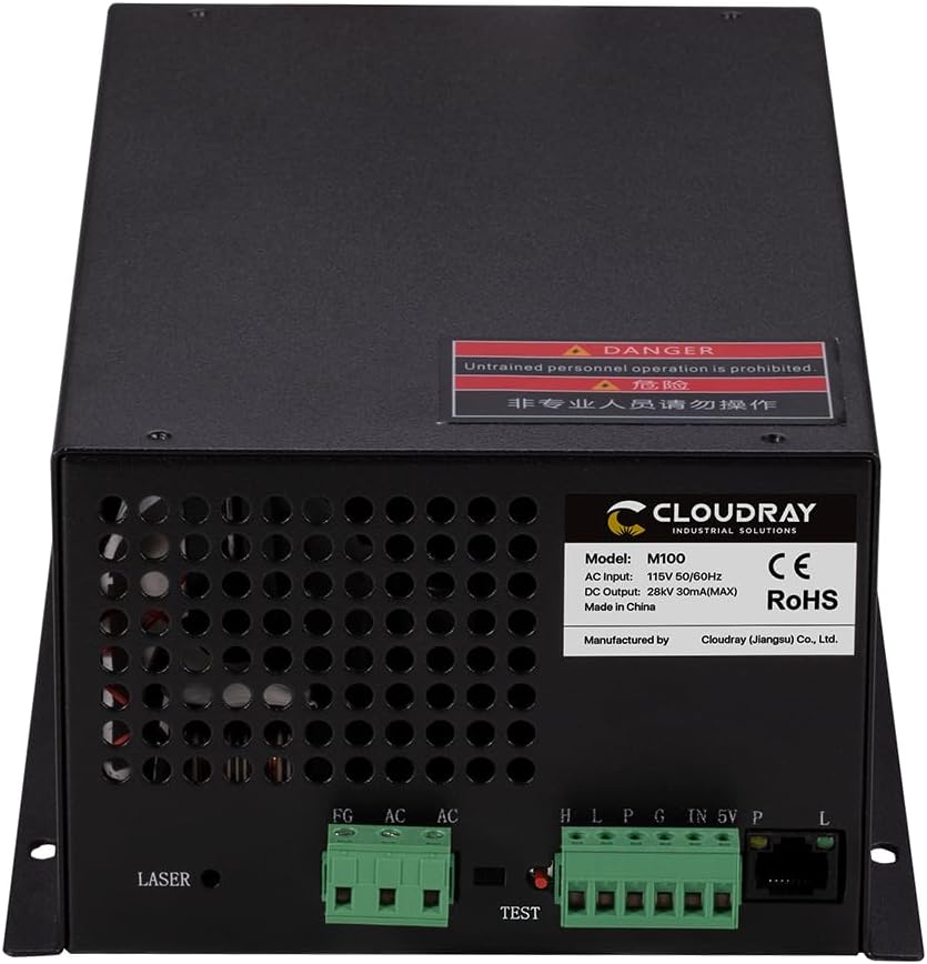 CO2 Laser Netzteil, MYJG-100W Monitor