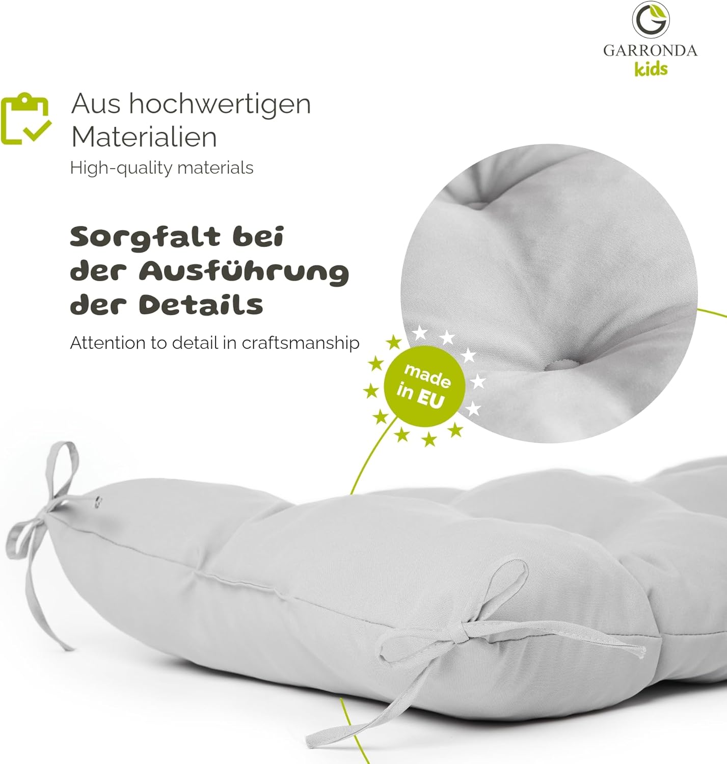 Kissen für Kletterbogen, Grau Kissen für Kletterbogen