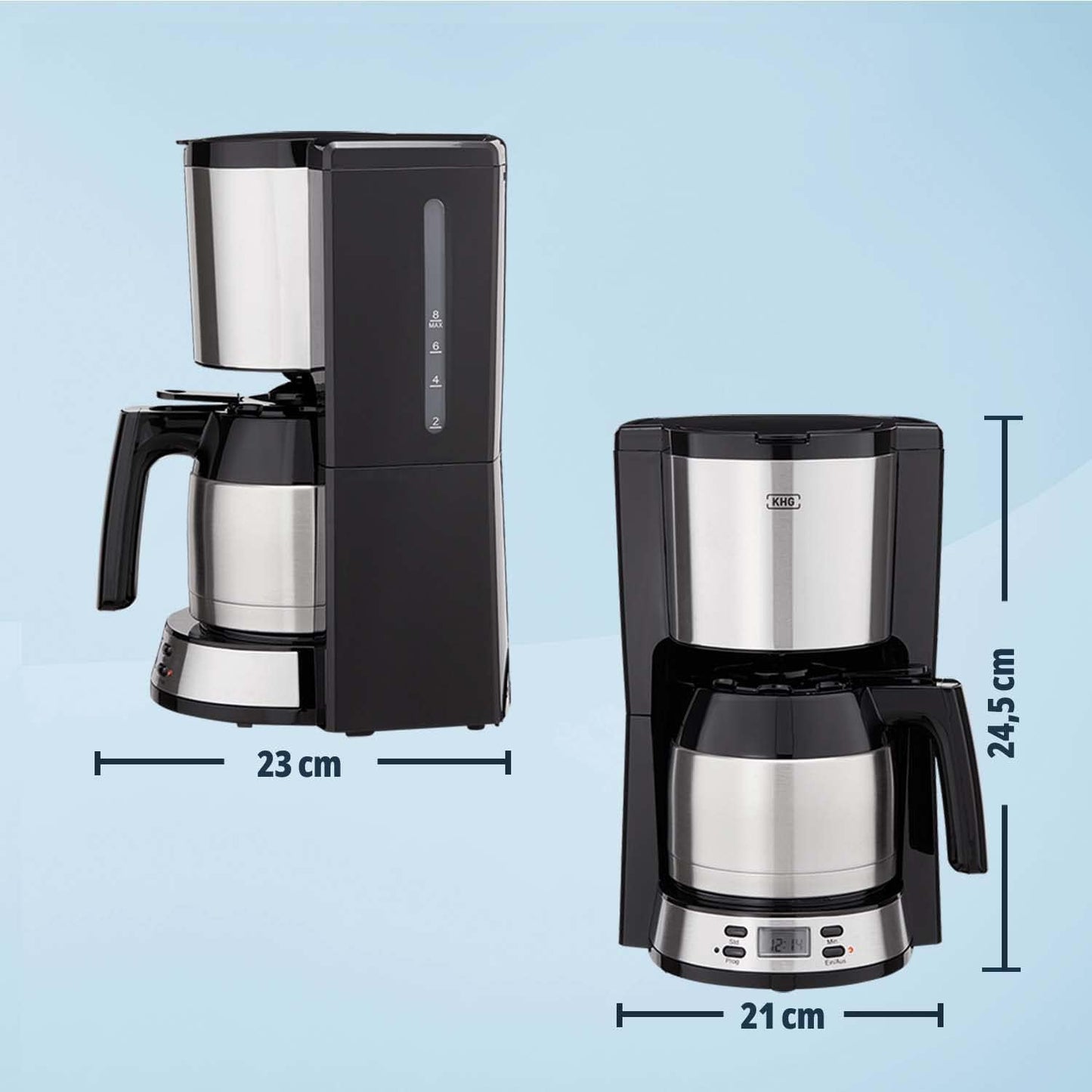 Kaffeemaschine TKA-183SE mit Thermokanne