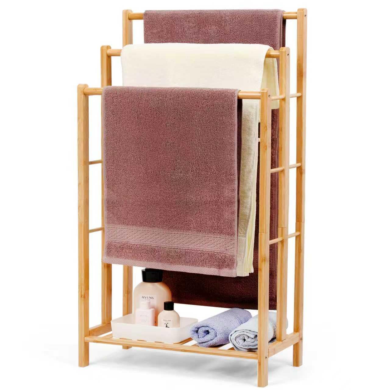 Handtuchständer mit Ablage, 96cm hoch