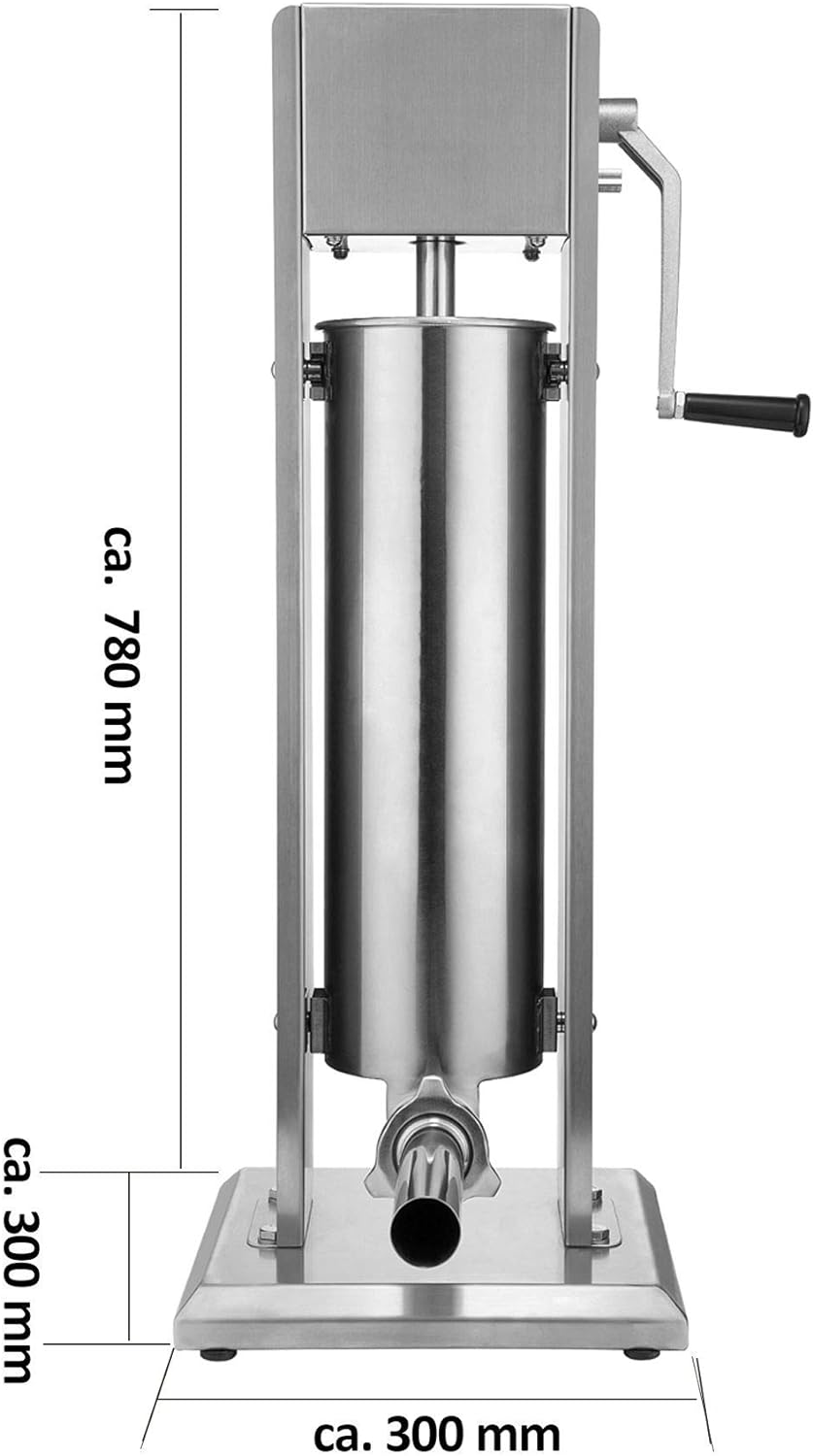 Wurstfüllmaschine, 7 Liter; Silber
