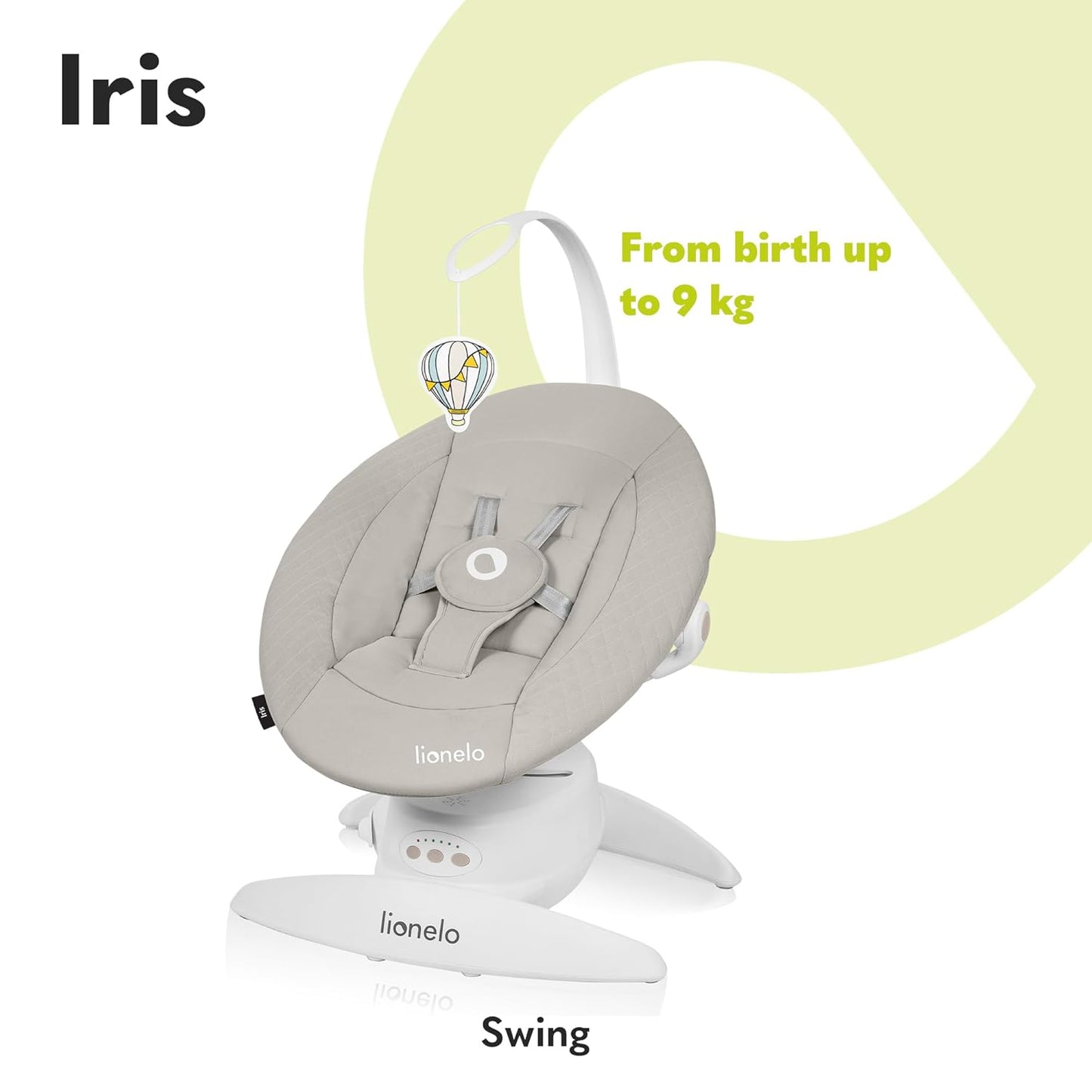 Elektrische Babywippe, Beige