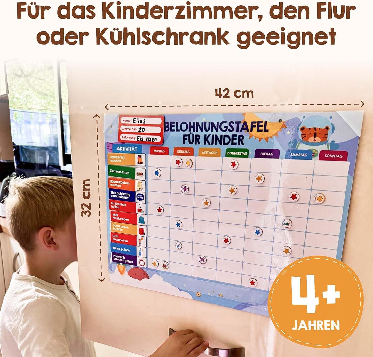 Belohnungstafel für Kinder, Tafel-Safari