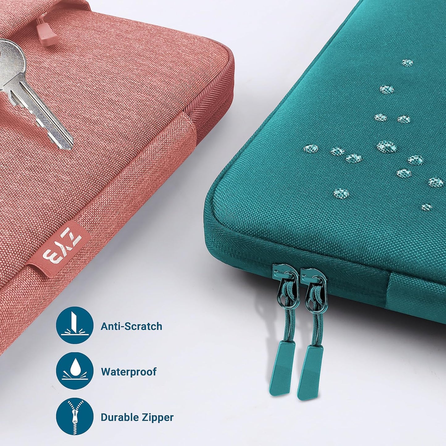 Wasserdichte Laptoptasche, 15-15.6 Zoll Rosa