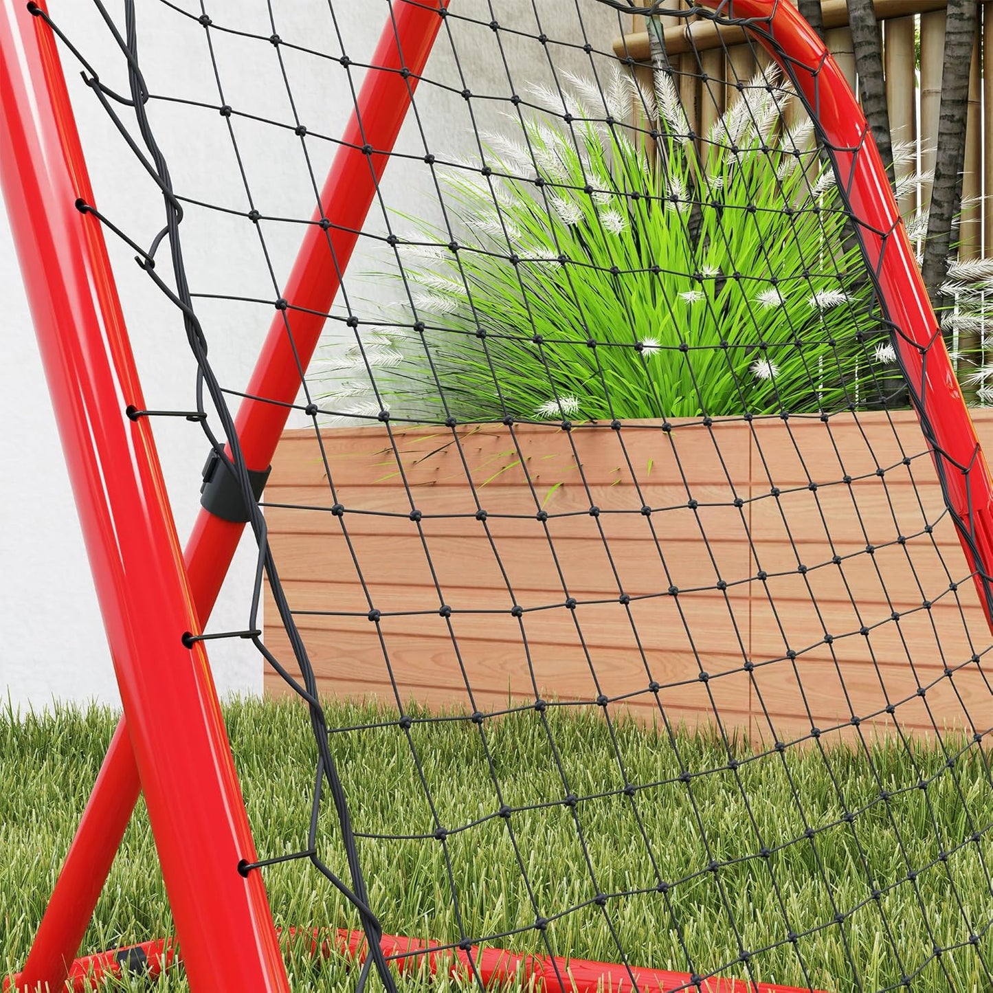Fussball Rebounder, Rot