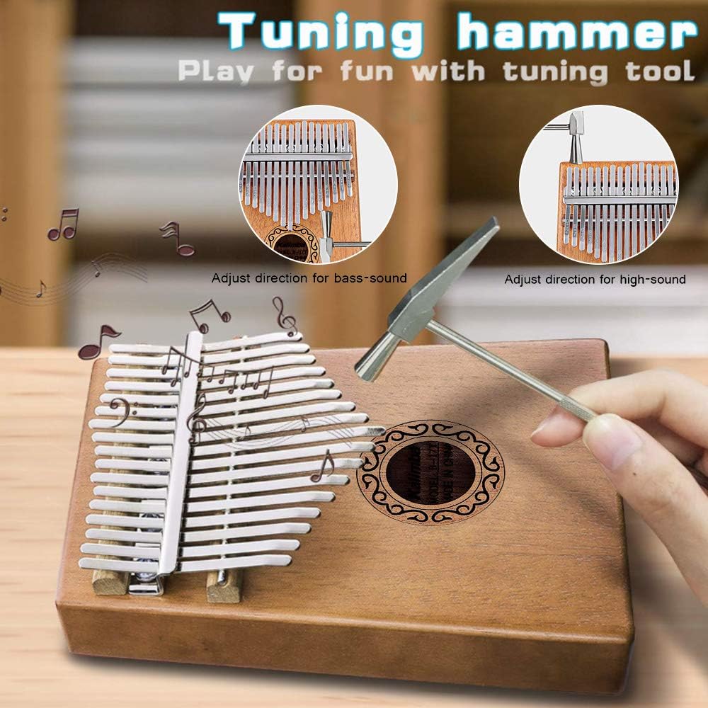 Kalimba 17-Tasten, Mahagoni
