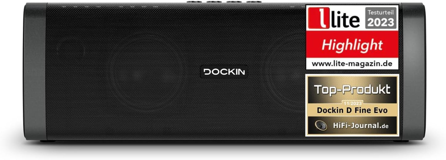 Bluetooth Lautsprecher, D FINE EVO (Testsieger)|1 Speaker, Schwarz