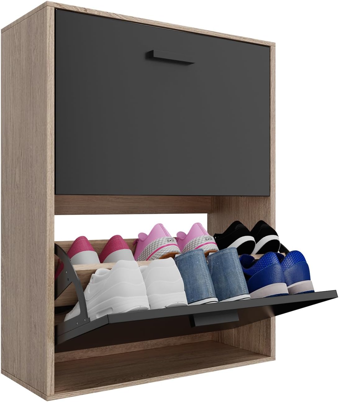 Schuhkipper, Schwarze Türen 2 Türen