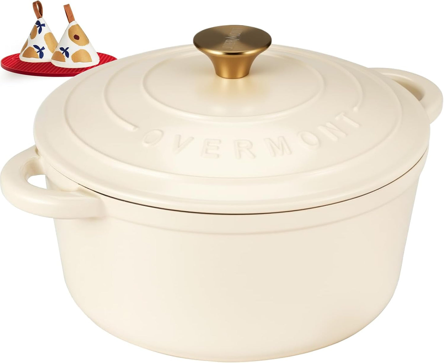 Schmortopf mit Deckel, 24cm-4.3L Weiß