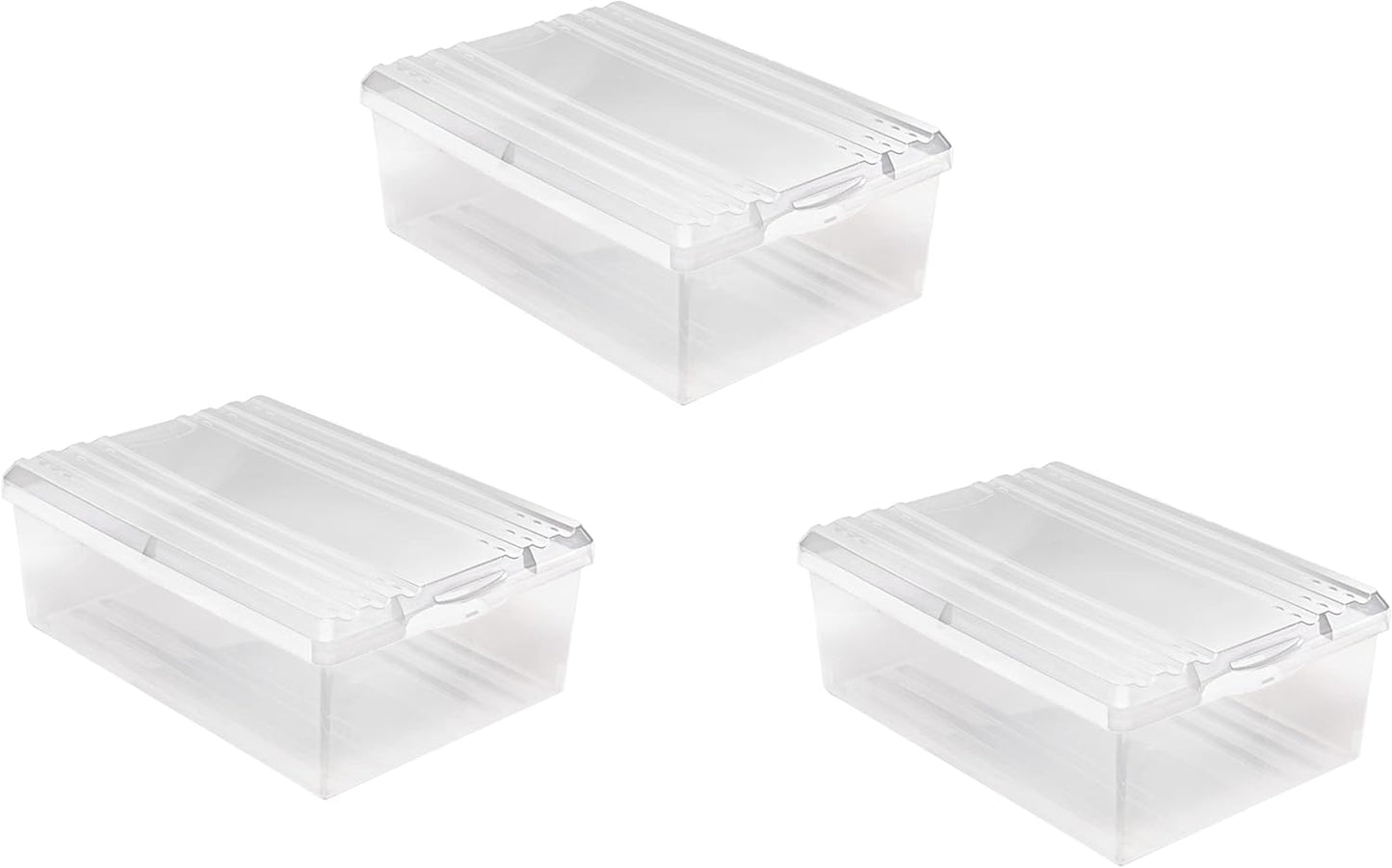 Schuhbox-Set mit Belüftung, Transparent