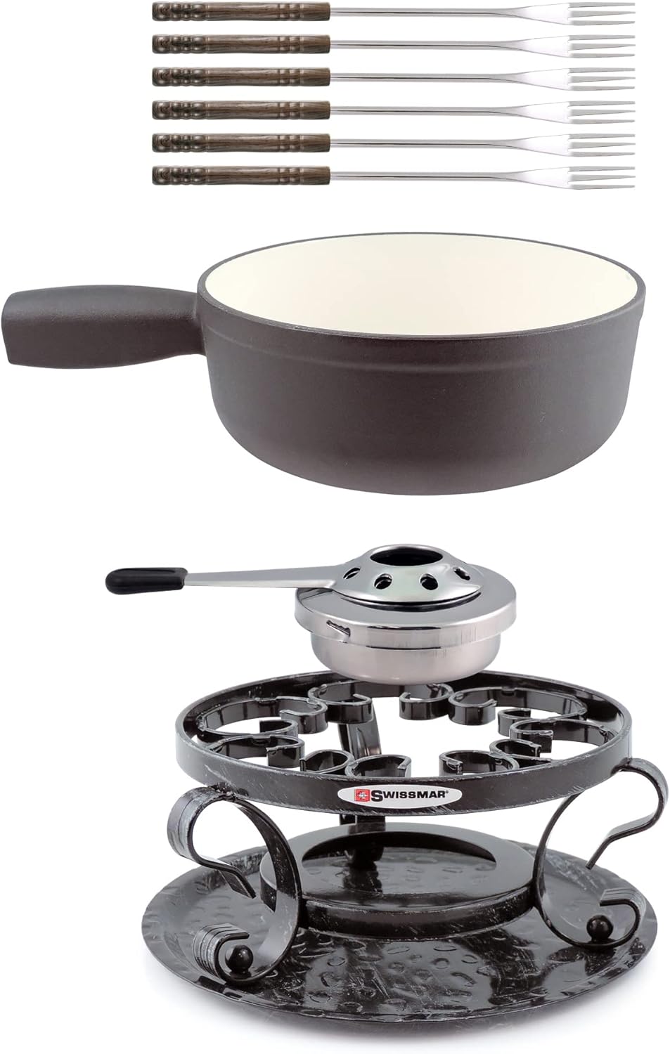 9-teiliges Fondue Set Lugano, Black