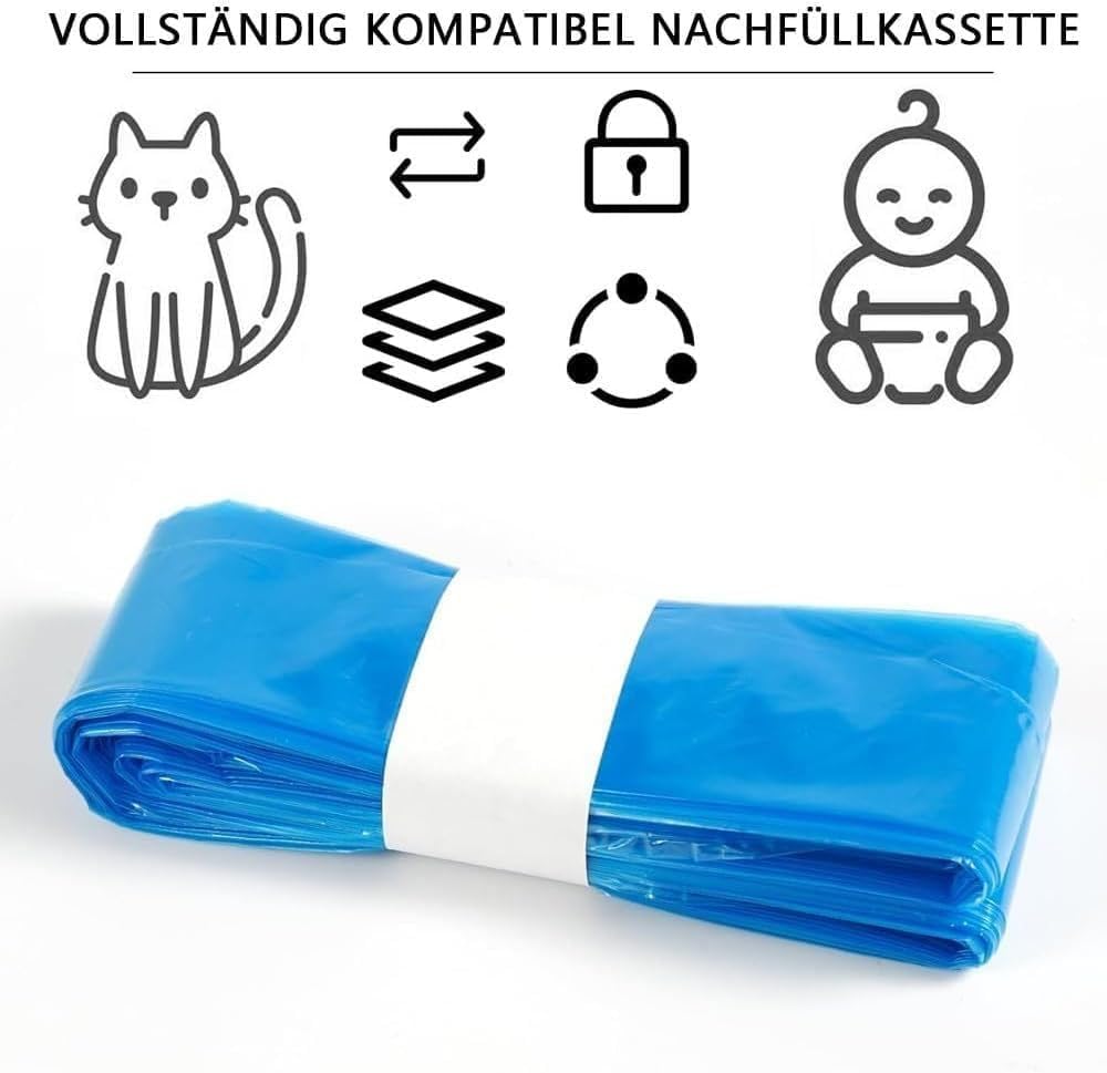 Nachfüllfolien für Windeleimer (9 Stück, XL)