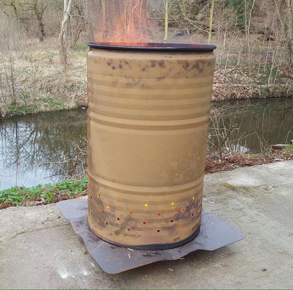 Metallfass Feuertonne