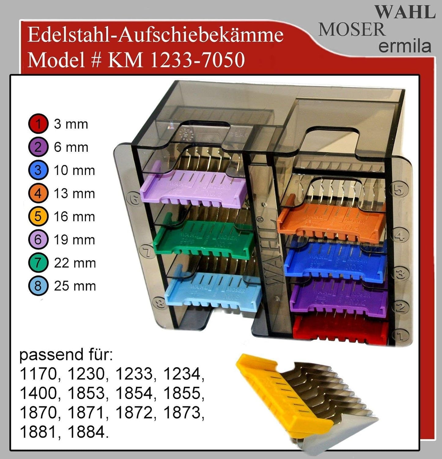 Aufsteckkamm