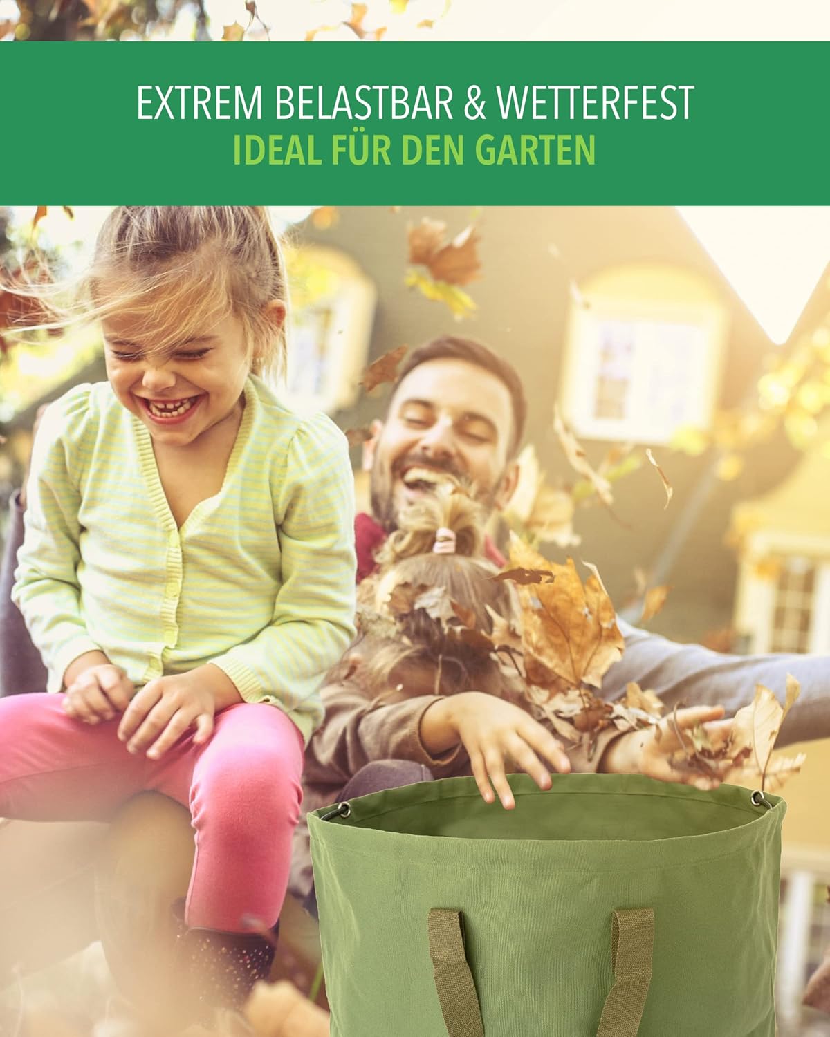 Faltbarer Garten-Abfallsack, 1 stück (1er Pack)