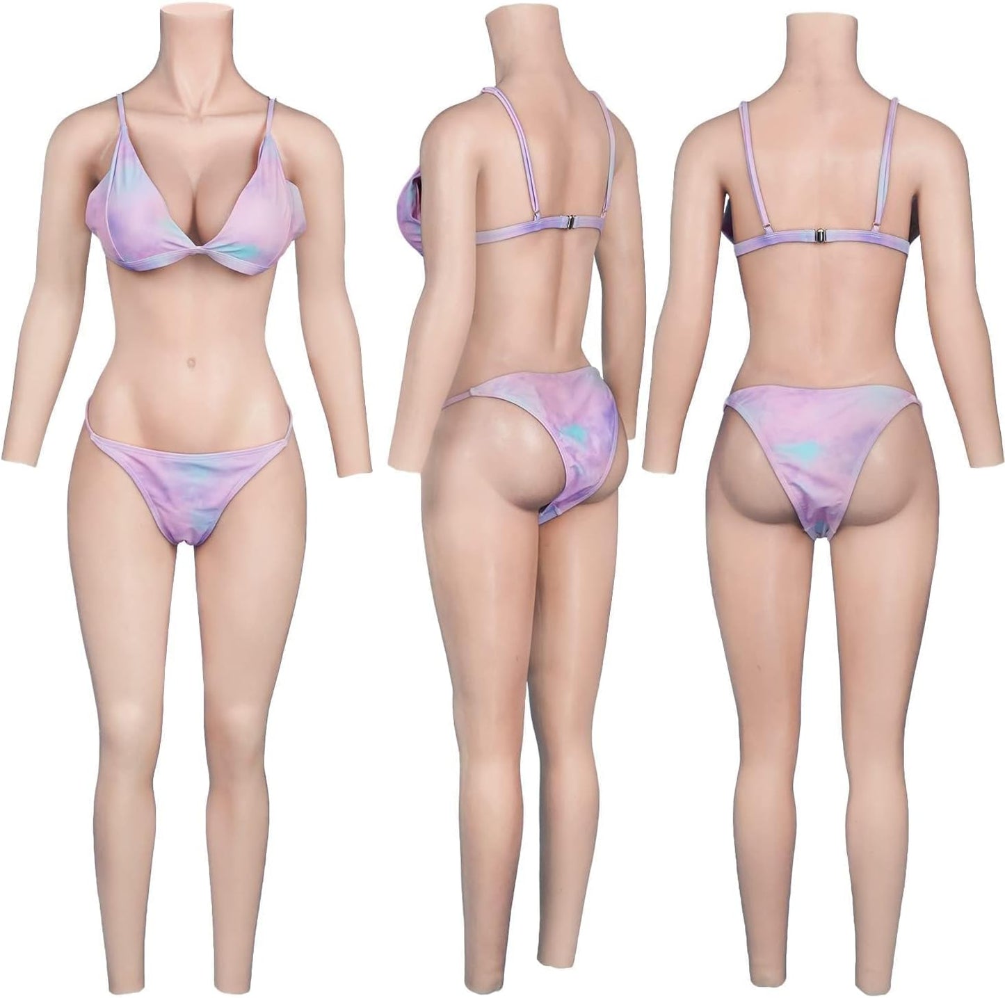 Silikon-Bodysuit C-Cup für Cosplay, .Gelb